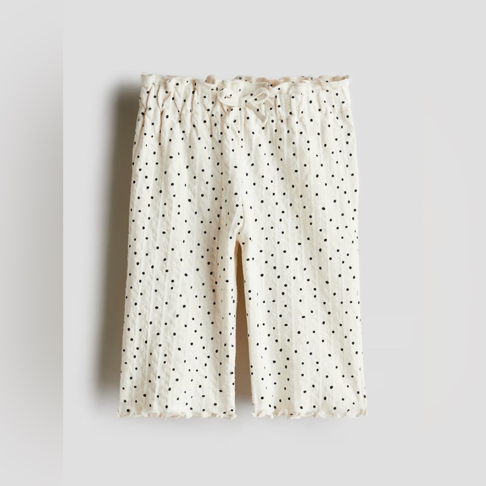Cream Polka Dot Pants